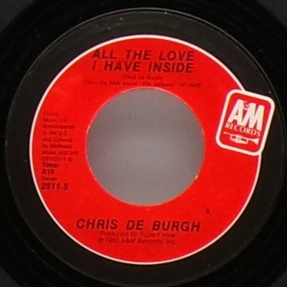 Don't Pay The Ferryman/All The Love I Have Inside by Chris De Burgh 45 - Picture 6 of 6